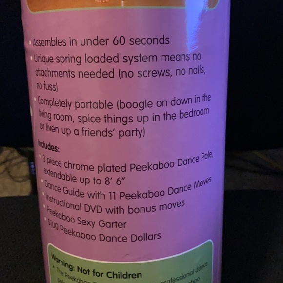 🌶Peekaboo Prop- Dancing Pole in a Tube - Picture 3 of 3